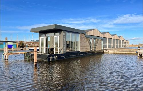 Lake Front Ship In Heeg With Harbor View