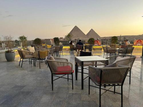 Restaurant, Pyramid Front Hotel in Giza