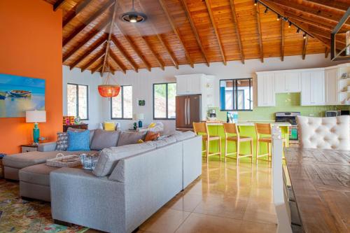 Jost Van Dyke, BVI 3 Bedroom Villa with Caribbean Views & Pool in Jost Van Dyke