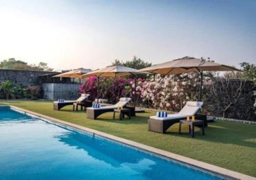 SaffronStays Brunton House, Alibaug - luxury pool villa near Awas Beach