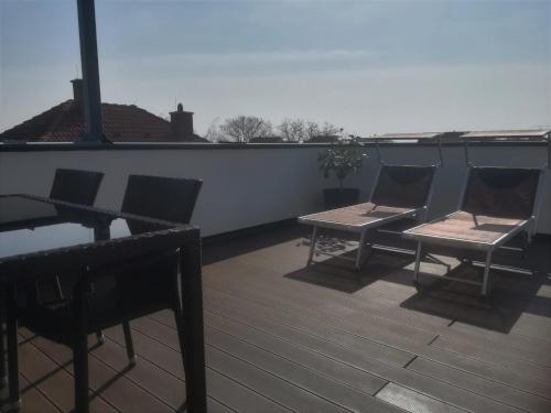 PENTHOUSE Griemann 2 für max 4 Personen mit eigener großer Dachterrasse zum Relaxen!