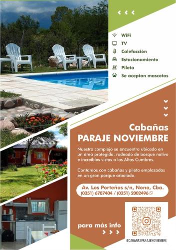 Cabañas Paraje Noviembre