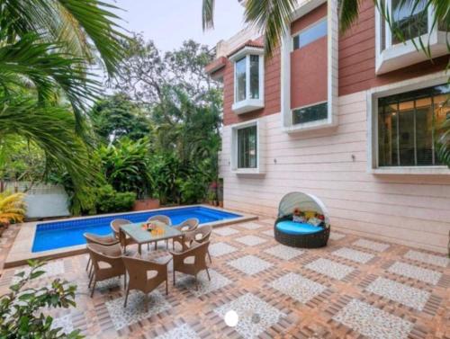 4BHK Luxury Villa with Private Pool Near Candolim