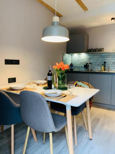 廚房, Anderswo Apartments in 朗格瑙