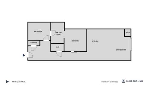 Floor plans, Elmhurst 1br w lounge pool gym nr Metra CHI-866 in Elmhurst