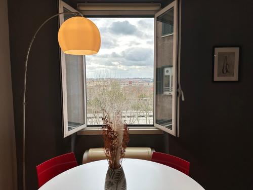 Window in the sky by Palazzo Senesi, Rome