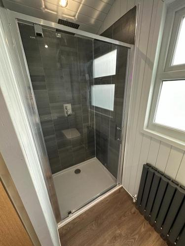 Shower, The Stag's Head - Shepherds Hut in Singleton