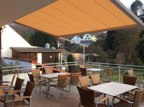 Balkons/terase, Zum Kaiserwirt in Laudenbach (Rhein-Neckar)