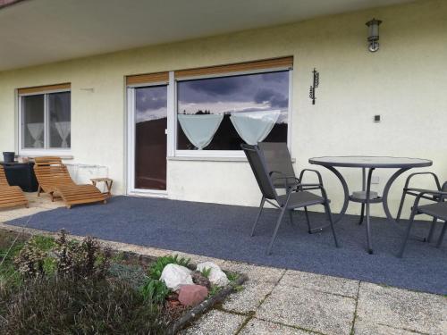 Balkons/terase, Ferienwohnung Klosterblick in Unsleben