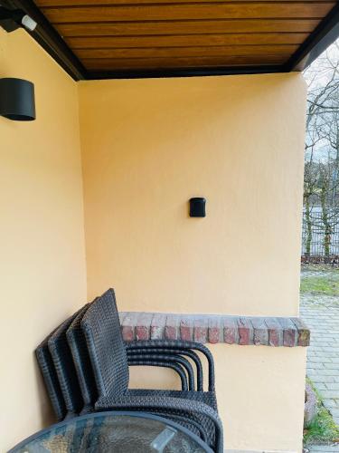 A szálláshely kívülről, Bungalow-Wohnung nahe Flughafen Hamburg in Norderstedt