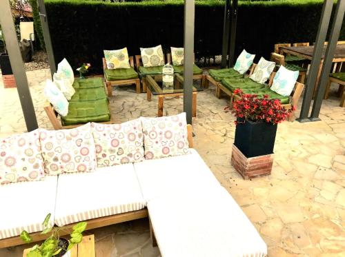 Balcó/terrassa, 8 bedrooms villa with private pool enclosed garden and wifi at Alforja in Alforja