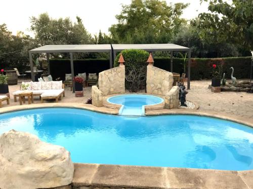 8 bedrooms villa with private pool enclosed garden and wifi at Alforja