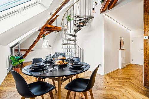 Maisonette-Wohnung mit freigelegtem Fachwerk