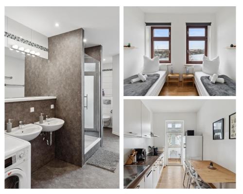 Apartment für 13 Gäste, 5 Schlafzimmer, 2 Bäder, 2 Loggia's, Leipzig Zentrum Ost, Lipsia (foto 4)