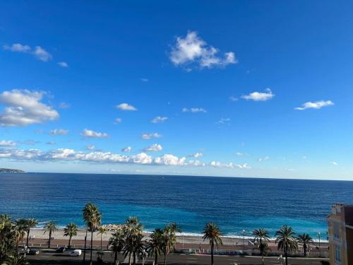 Appartement d'une chambre a Nice a 200 m de la plage avec vue sur la mer terrasse et wifi