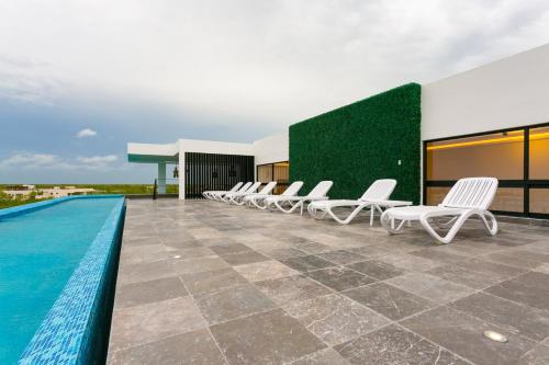 Increíble estudio con alberca infinita