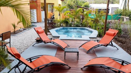 熱水浴缸, Hotel Tabasco in 波特雷羅
