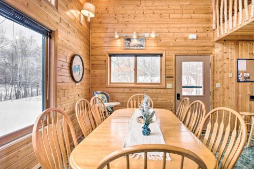 Cabin with Fireplace Less Than 1 Mile to Lakes and Golf