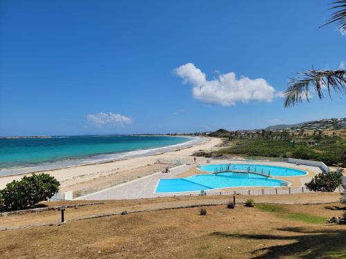 Studio 53 Vue mer Orient Beach - Location saisonnière - La Baie-Orientale