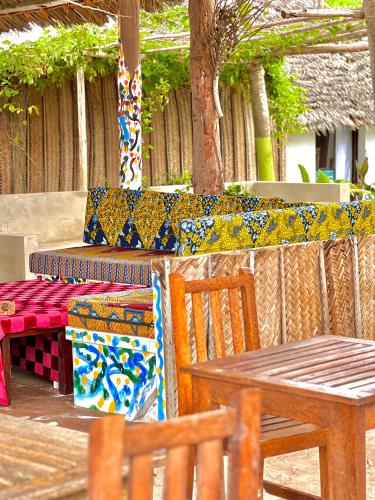 Jambiani White Sand Bungalows - 레스토랑