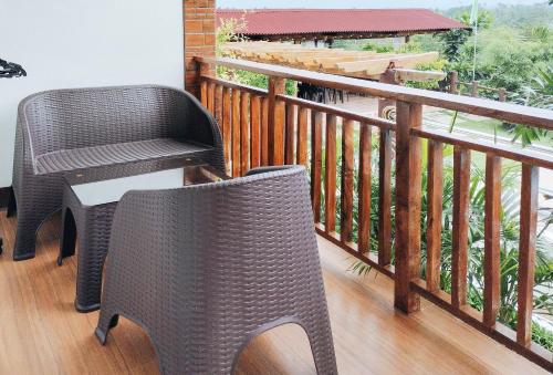 Balcony/terrace, RedDoorz @ Sun Kissed Resort Guindulman in Guindulman