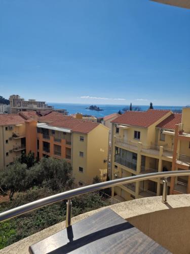 Erkély/terasz, Marta apartment in Petrovac