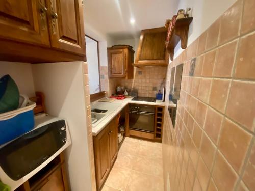 köök, Charmant appartement T2 65m² in Quenza