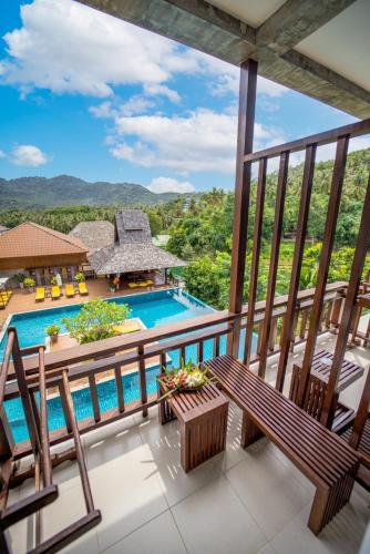 Kilátás, Ban's Diving Resort near Sairee Beach