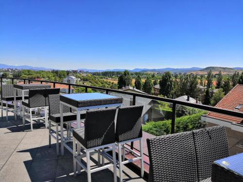 ระเบียง/ชานเรือน, Sercotel Jardines de Uleta Suites in บิตอเรีย