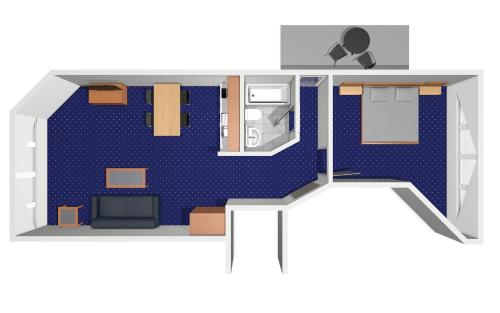 Apartment with Mountain View