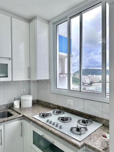 Melhor vista do Guaruja (Apartamento pe na areia) in Asturias