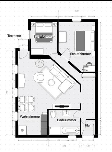 Snug Stays I 3 Zimmer Design Apartment am See mit Garten I Home Office I Highspeed Wifi