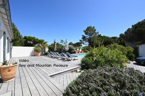 Villa Mer 4 Etoiles - 90 M de la Plage Sea and Mountain Pleasure