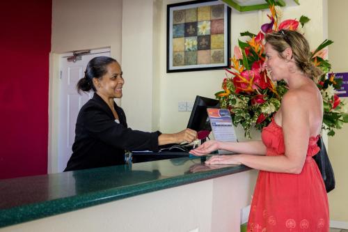 Előcsarnok, Bay Gardens Hotel in Rodney Bay