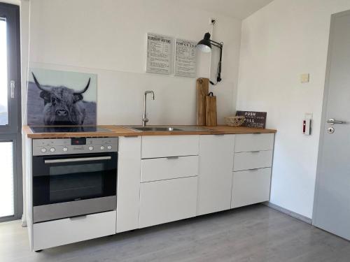 Kitchen, Moderne 70 qm Ferienwohnung in Waldrandlage in Eppelborn