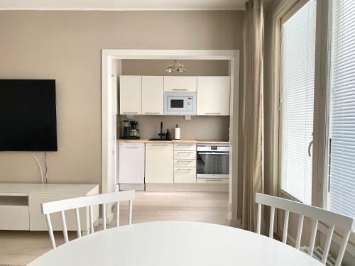 廚房, City Apartment Sotilaskatu in 伊薩爾米