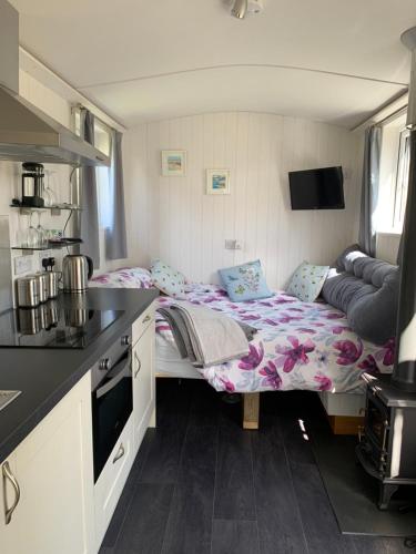Tides Reach, Deluxe Shepherds hut 1, 100m from the Beach 5