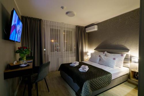 1 double bed