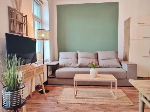 coffeelounge: zentrale Wohnung mit Küche inkl. Kaffee, Drážďany (fotografie 9)