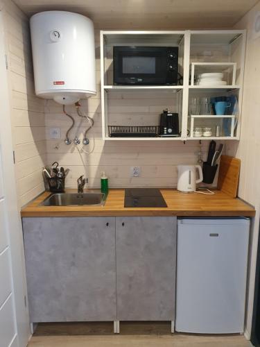 廚房, Pokoje Babie Lato in 比拉尼-弗羅茨拉夫斯基