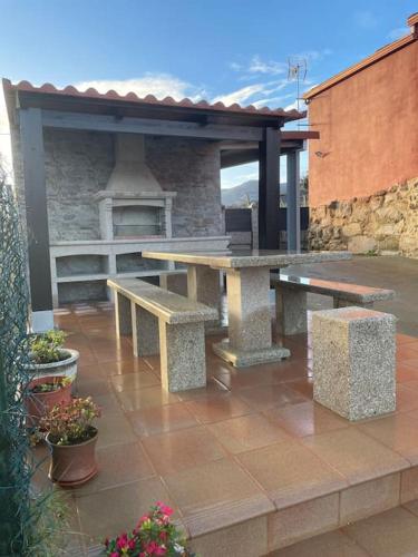 Iekārtas, Chalet casa con piscina en ARBO Vigo in Arbo