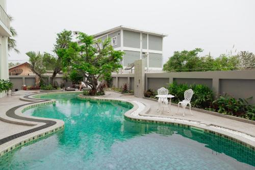 景色, S ヴァンヴィエン ブティック ホテル (S Vangvieng Boutique  Hotel) in ヴァン ヴィエン市内中心部