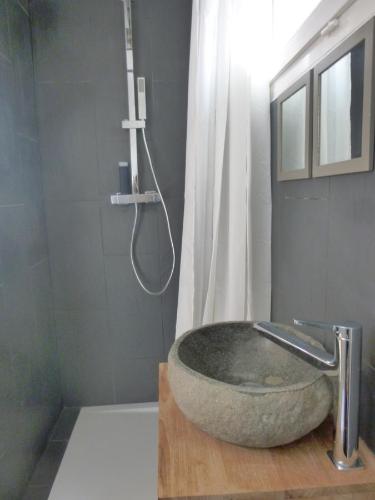 Bathroom, Chambre d'hotes "Mirabel" in Saint-Jean