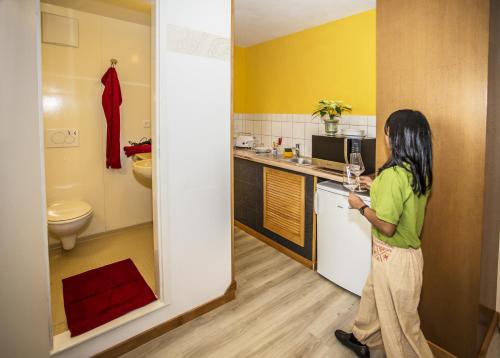 virtuve, Boardinghouse Remchingen Baan Arun in Remchingen