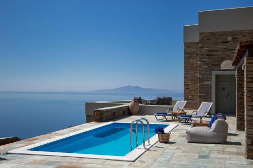 Acron Andros - Luxury Villa with Private Pool - Accommodation - Andros Chora