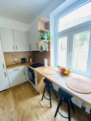 Konyha, Apartment Traumblick Berggipfel in Vordernberg