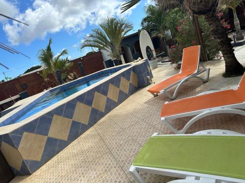 Studio - begane grond - poolside in Kralendijk