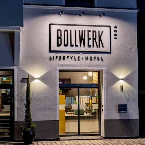 A szálláshely kívülről, BOLLWERK Lifestyle Hotel, automatisiertes Hotel mit Self Check In in Immenstadt im Allgau