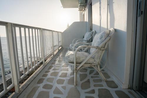 발코니/테라스, Sea View apartment Dione in 아노 카마리온