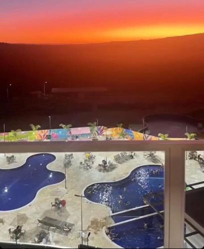 Swimming pool, Lagoa Eco Towers Resort in St. Lagoa Quente